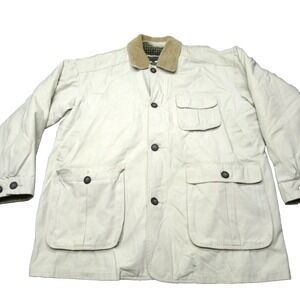 NEO Northeast Outfitters Jacket Mens Large Cream Chore Removable Liner VTG